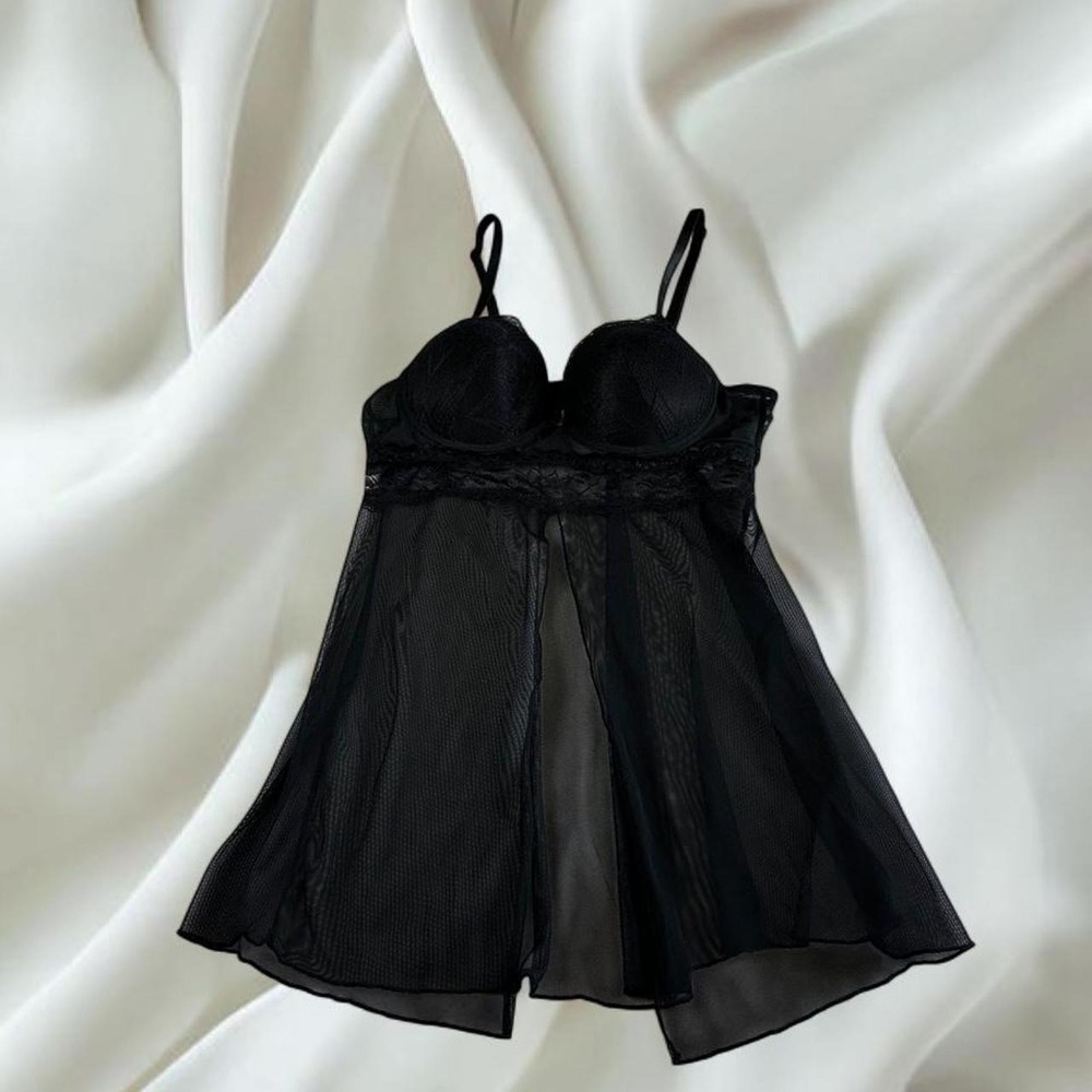 Victoria's Secret lace push up‎ bra lingerie slip y2k vintage mcbling